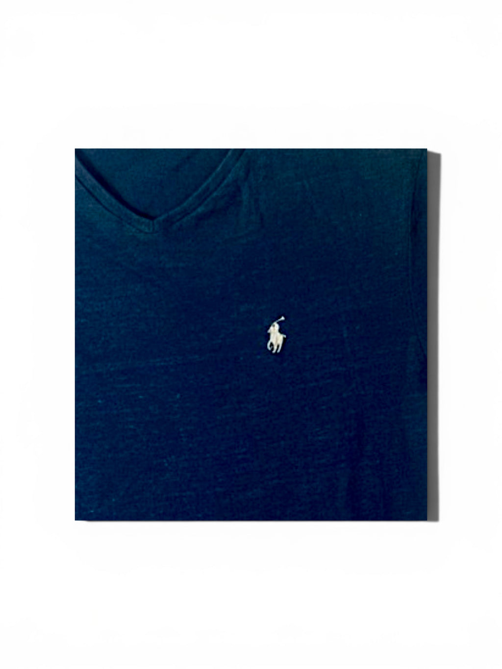 T-shirt Ralph Lauren – Col V – Bleu Foncé – Taille S