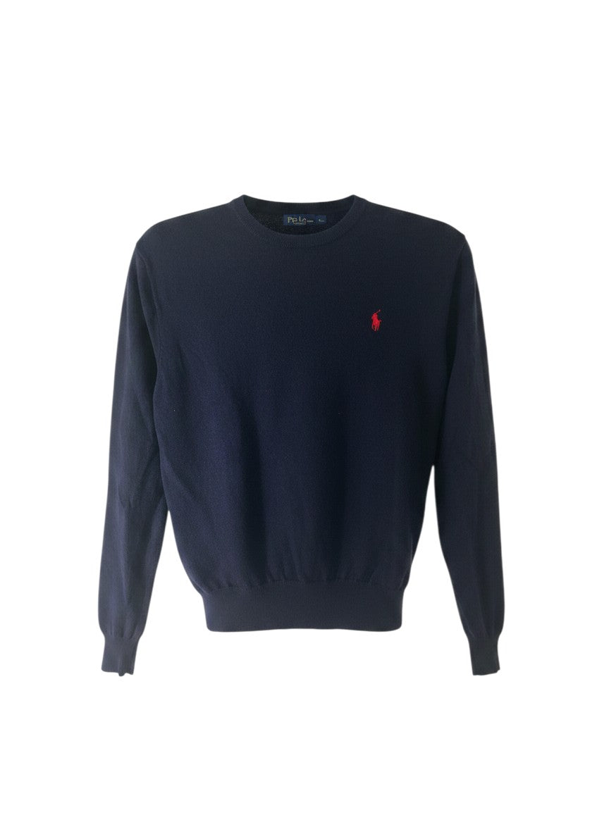 Pull  Ralph Lauren  – Col rond – marine – taille L