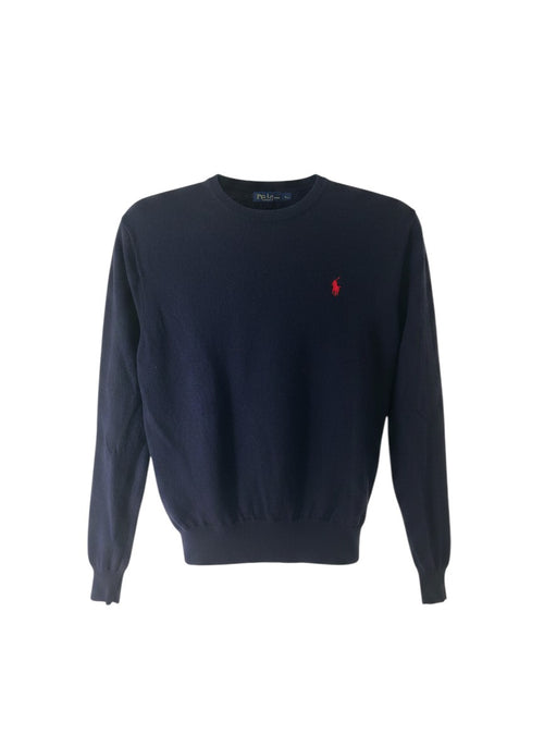 Pull  Ralph Lauren  – Col rond – marine – taille L