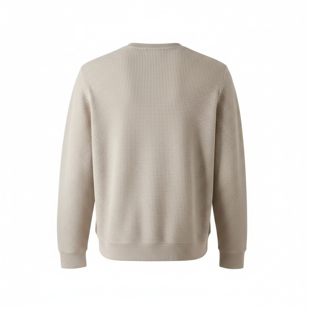 Pull  Ralph Lauren  – Col rond – gris/blanc – taille XL