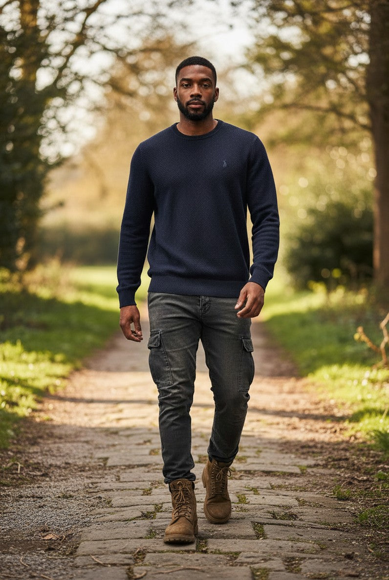 Pull  Ralph Lauren  – Col rond – noir – taille S