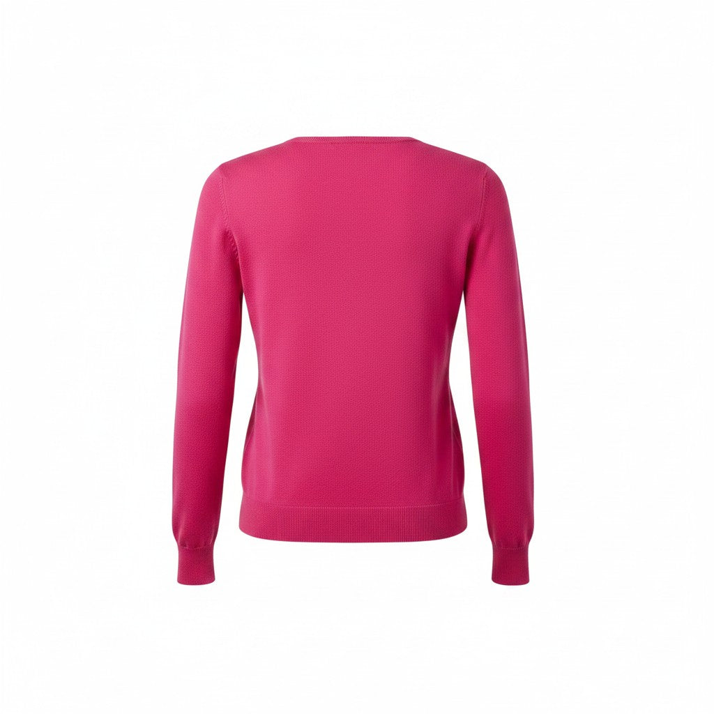 Pull  Ralph Lauren  – Col V – rose – taille S