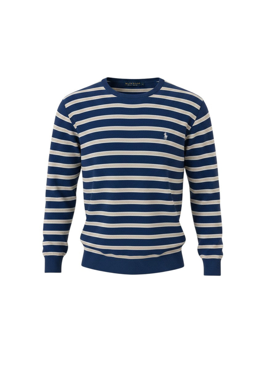 Pull  Ralph Lauren  – Col rond – bleu – taille XL