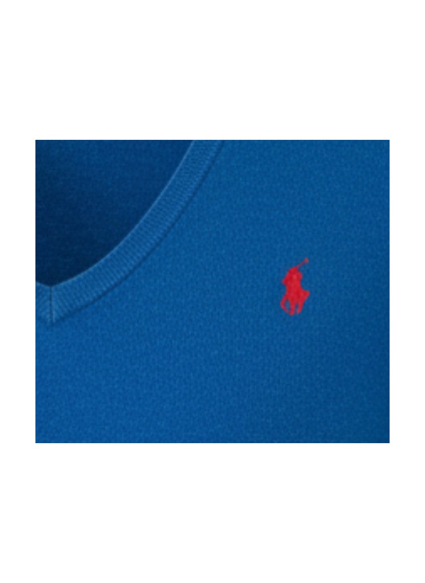 Pull  Ralph Lauren  – Col V – bleu –  taille M