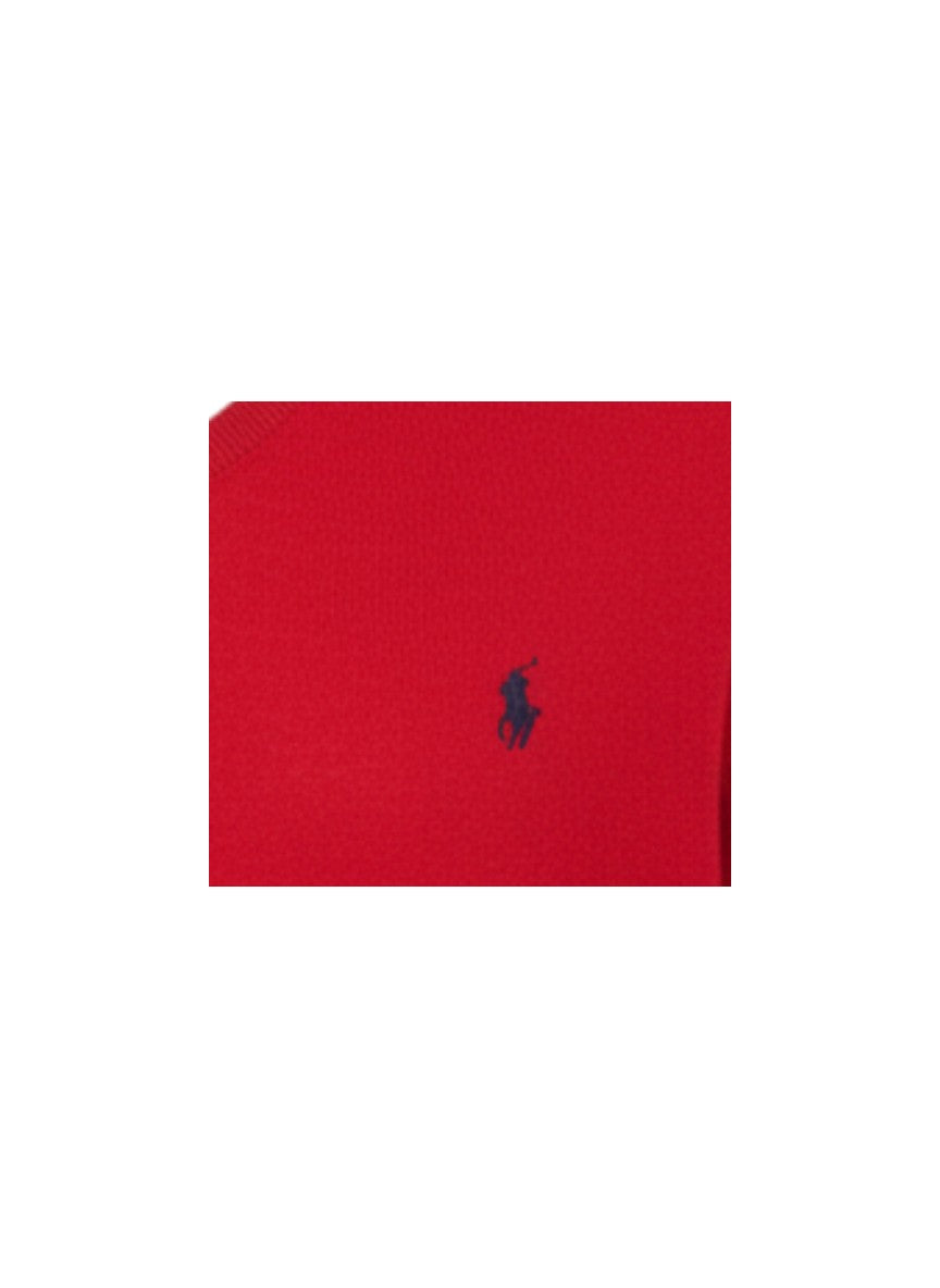 Pull  Ralph Lauren  – Col V – rouge –  Taille L