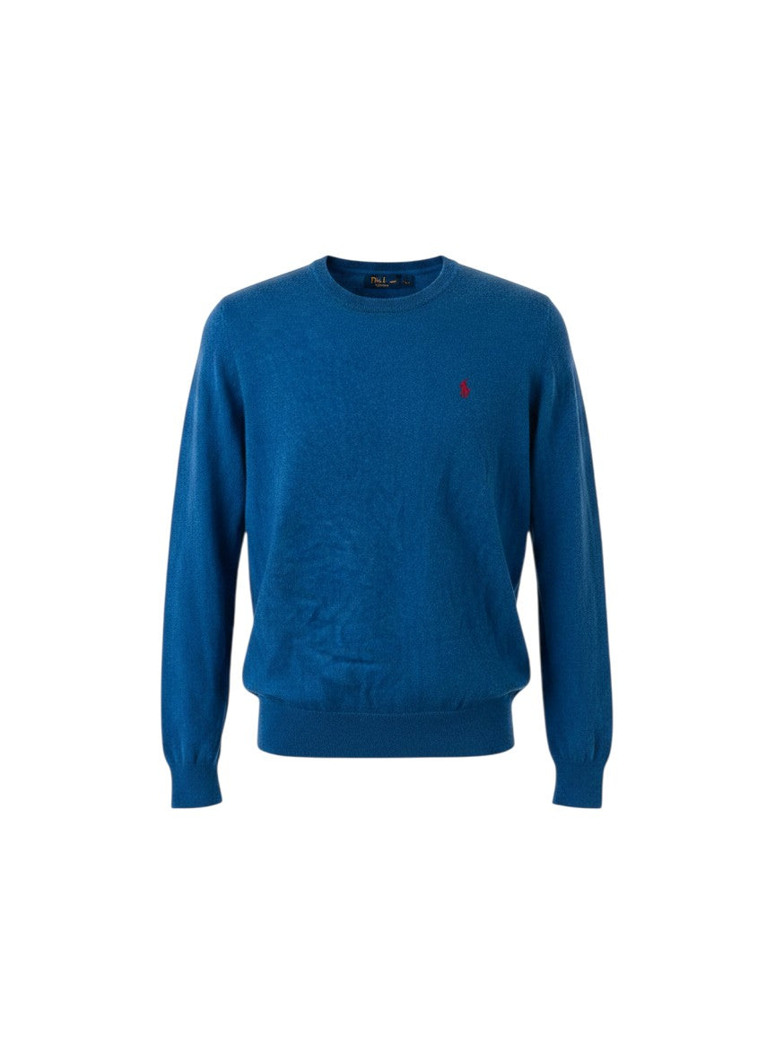 Pull Ralph Lauren  – Col rond – bleu – taille M