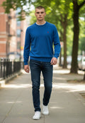 Pull Ralph Lauren  – Col rond – bleu – taille M