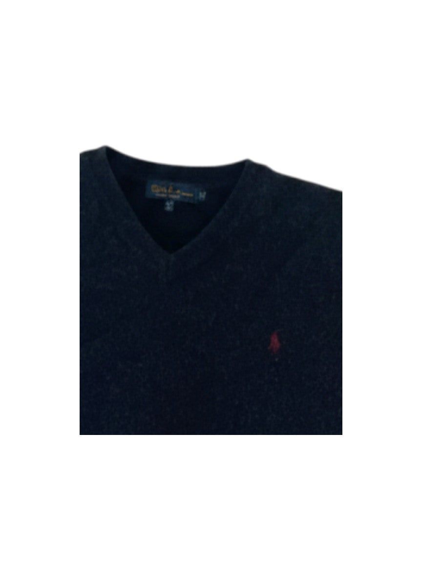 Pull sans manches Ralph Lauren  – Col V –  Blanc – Taille S
