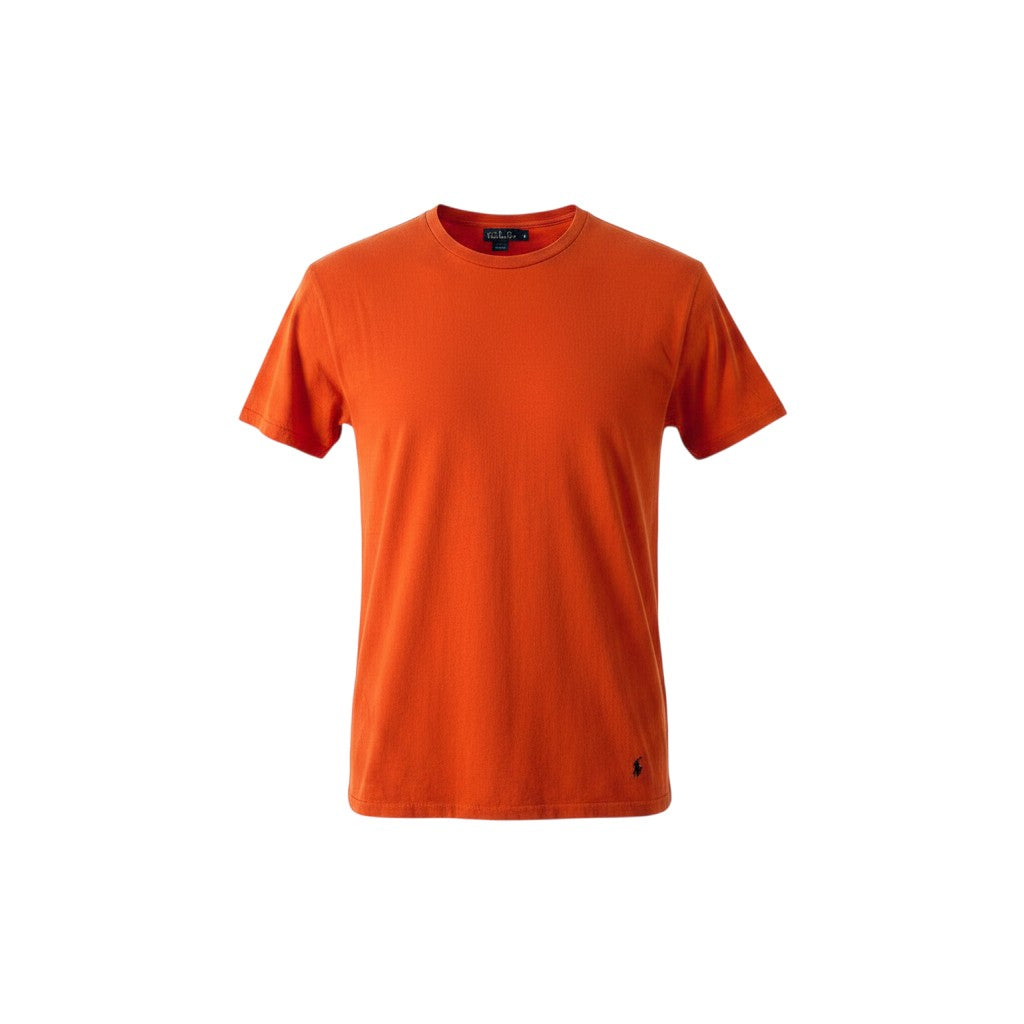 T-shirt Ralph Lauren Série Player – Col Rond – orange – Taille L