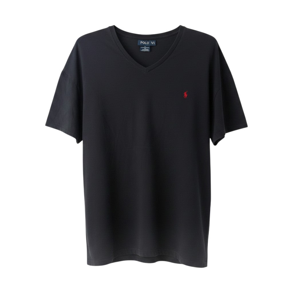 T-shirt Ralph Lauren Série Player – Col V – noir – Taille XXL