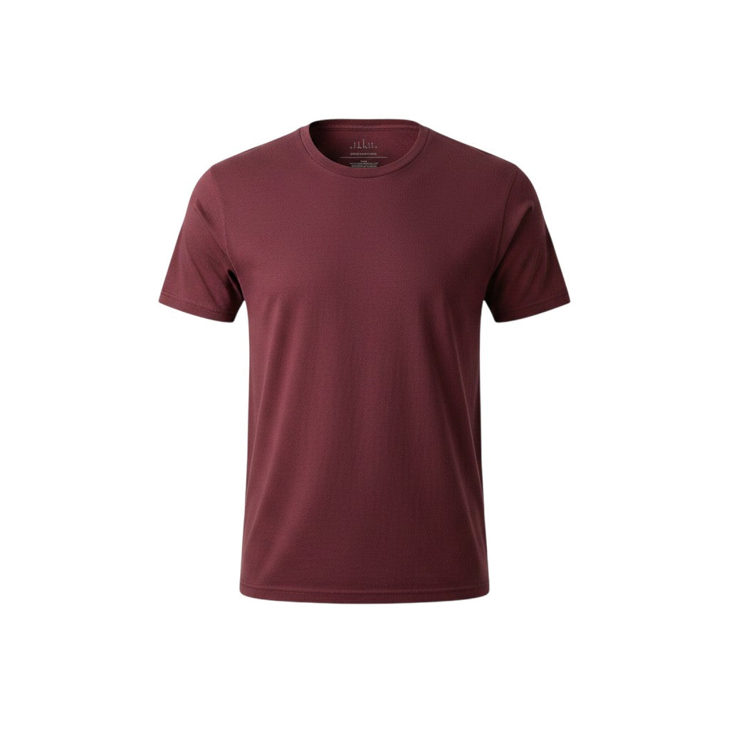 T-shirt Ralph Lauren Série Player – Col Rond – Bordeau – Taille XL