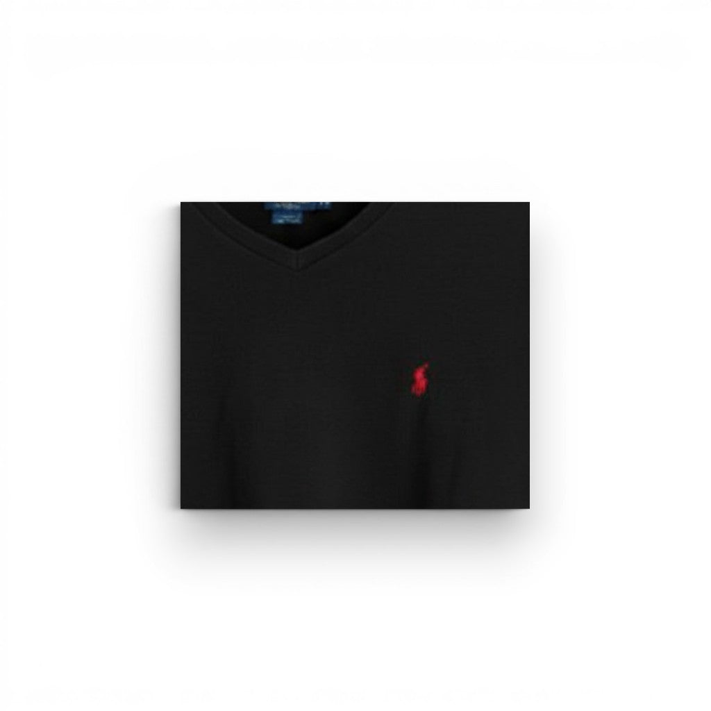 T-shirt Ralph Lauren – Col V – Noir – Taille XL
