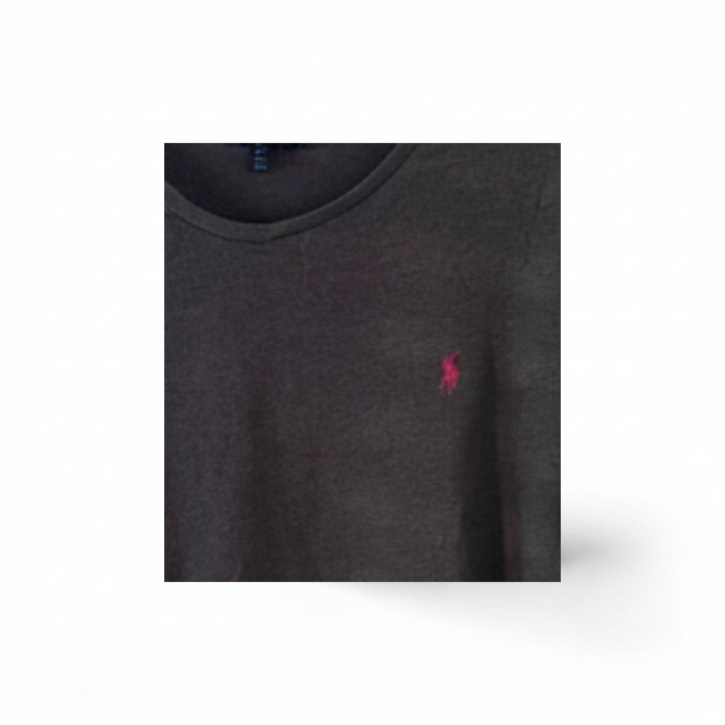 T-shirt Ralph Lauren léger – Col Rond – Gris – Taille XXL