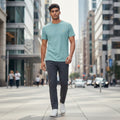 T-shirt Ralph Lauren – Col Rond – Turquoise – Taille XL