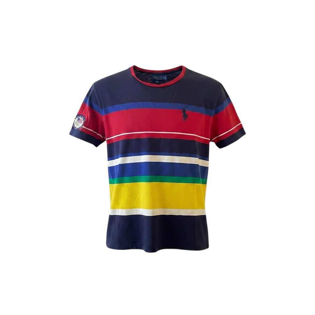T-shirt Ralph Lauren Série Official Outfitter – Col Rond – Multicolore – Taille XXL