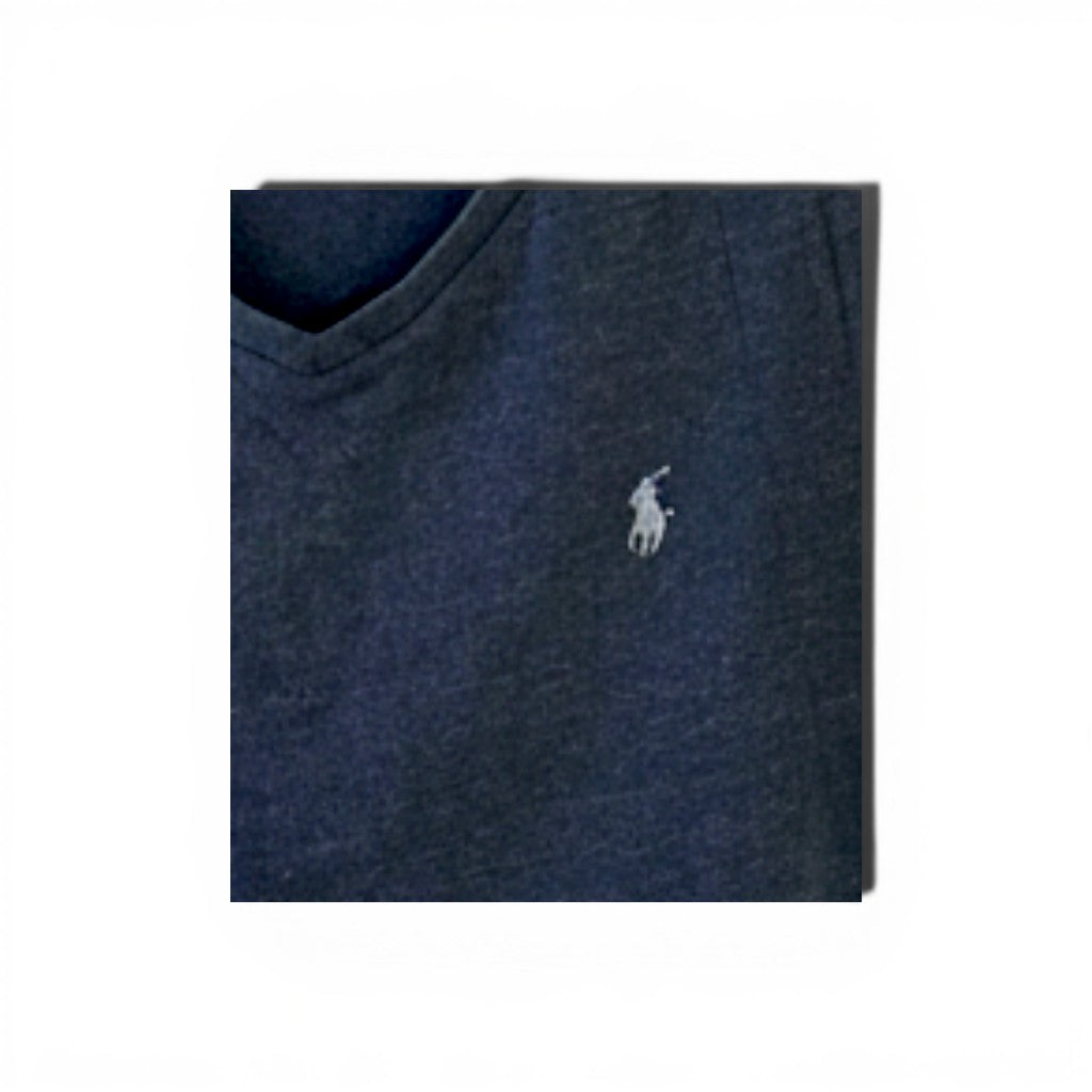 T-shirt Ralph Lauren – Col Rond – Gris – Taille L