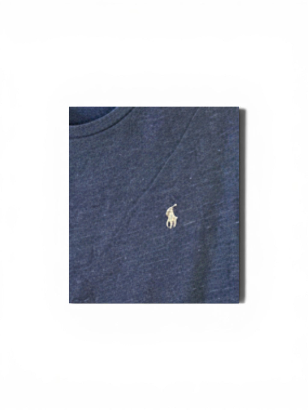 T-shirt Ralph Lauren – Col Rond – Gris – Taille L