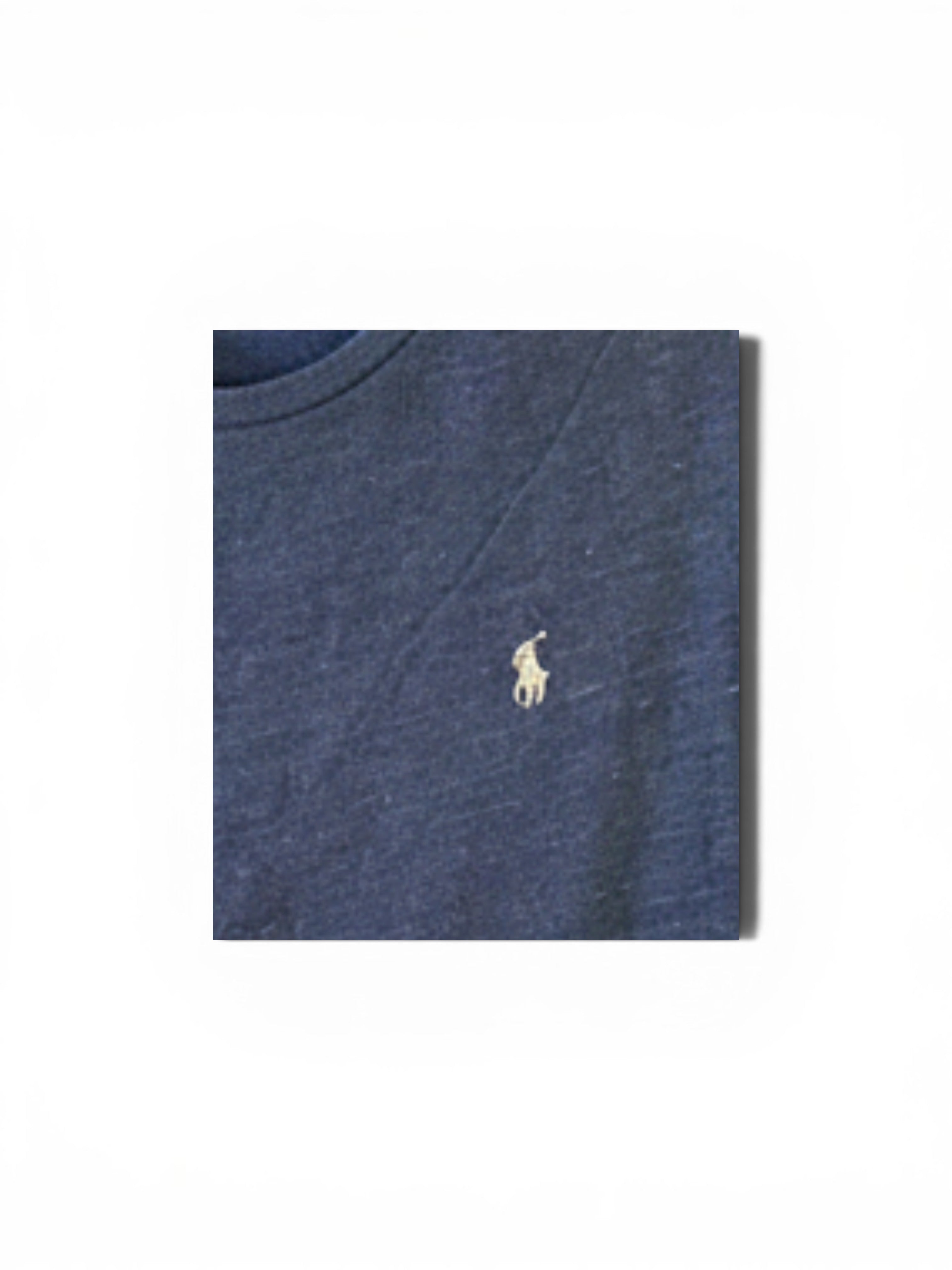 T-shirt Ralph Lauren – Col Rond – Gris – Taille L