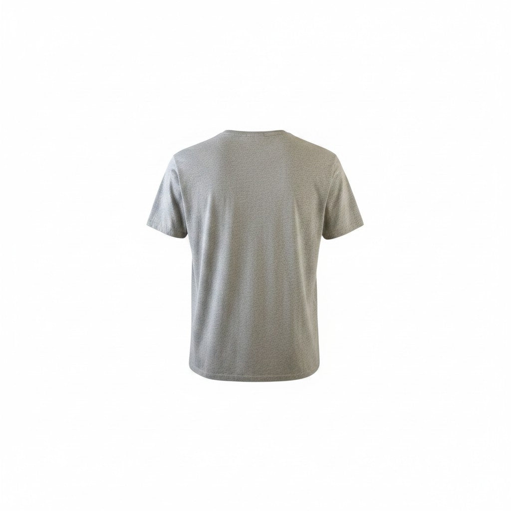 T-shirt Ralph Lauren – Col Rond – Gris/Blanc – Taille XL