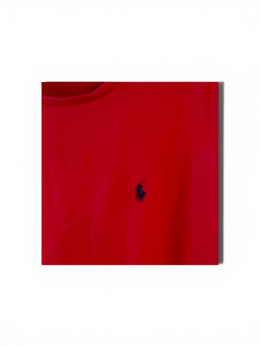 T-shirt Ralph Lauren – Col Rond – Rouge – Taille L