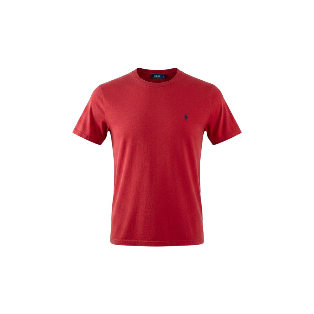 T-shirt Ralph Lauren – Col Rond – Rouge – Taille L