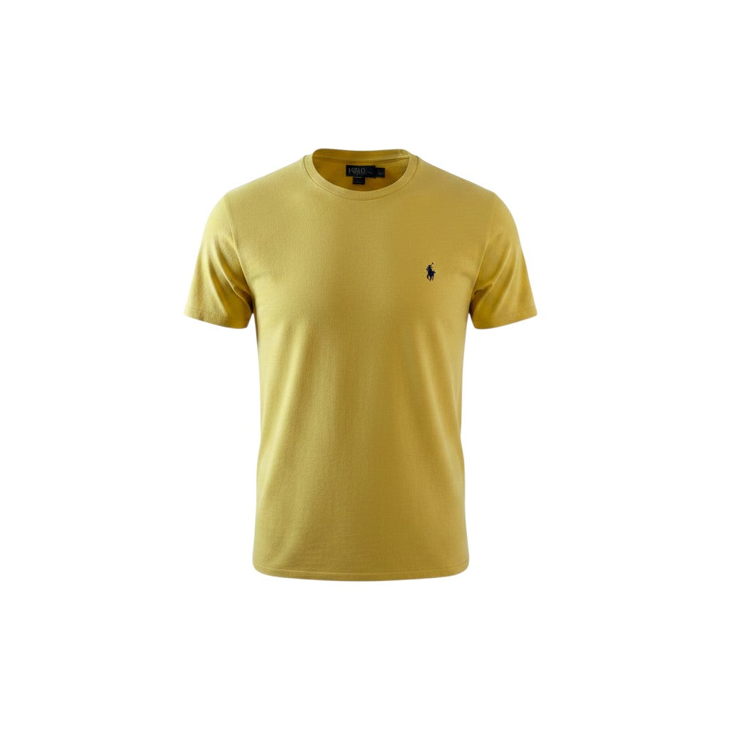 T-shirt Ralph Lauren – Col Rond – Jaune – Taille M