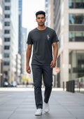 T-shirt Ralph Lauren Série Player – Col Rond – gris – Taille L