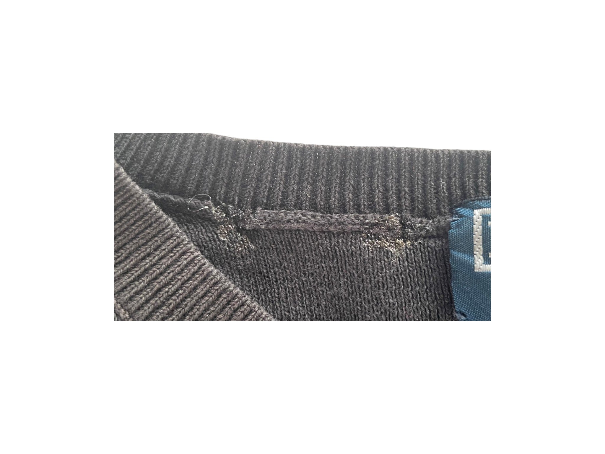 Pull Ralph Lauren  – Col V – noir – taille L
