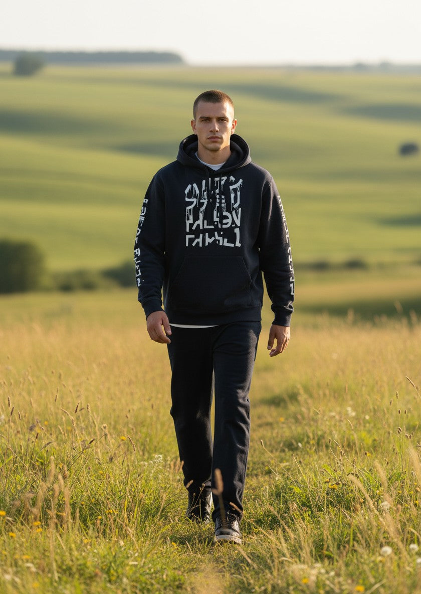 Sweat à Capuche Russell – noir – taille M