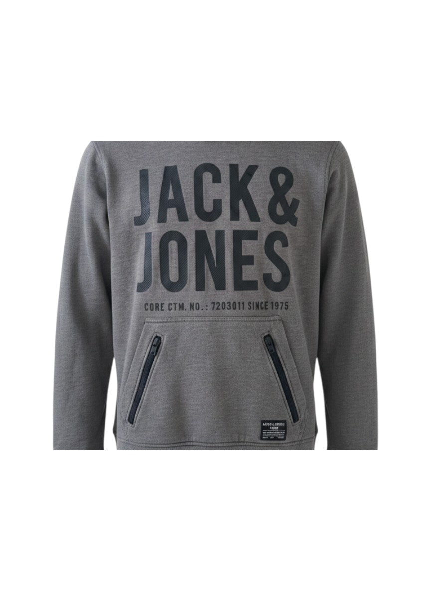 Sweat à Capuche Jack&Jones – gris – taille L