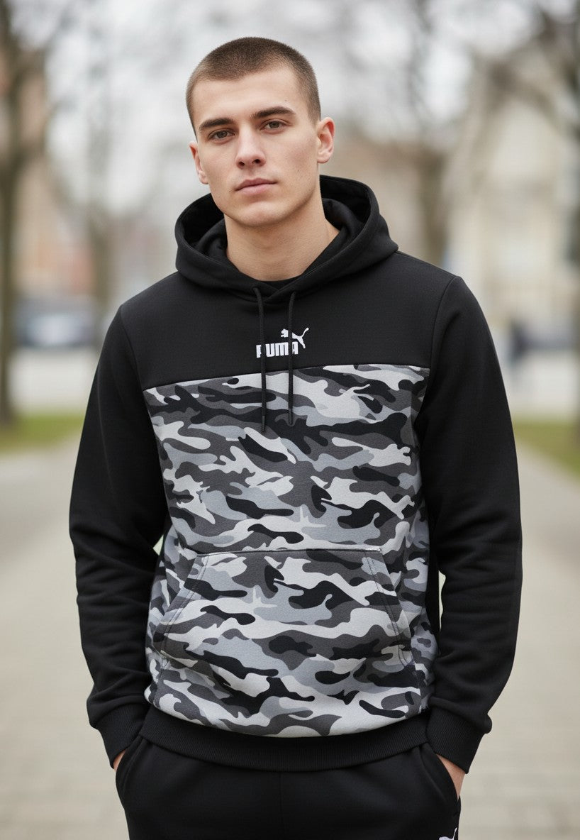 Sweat à Capuche Puma – noir – taille S
