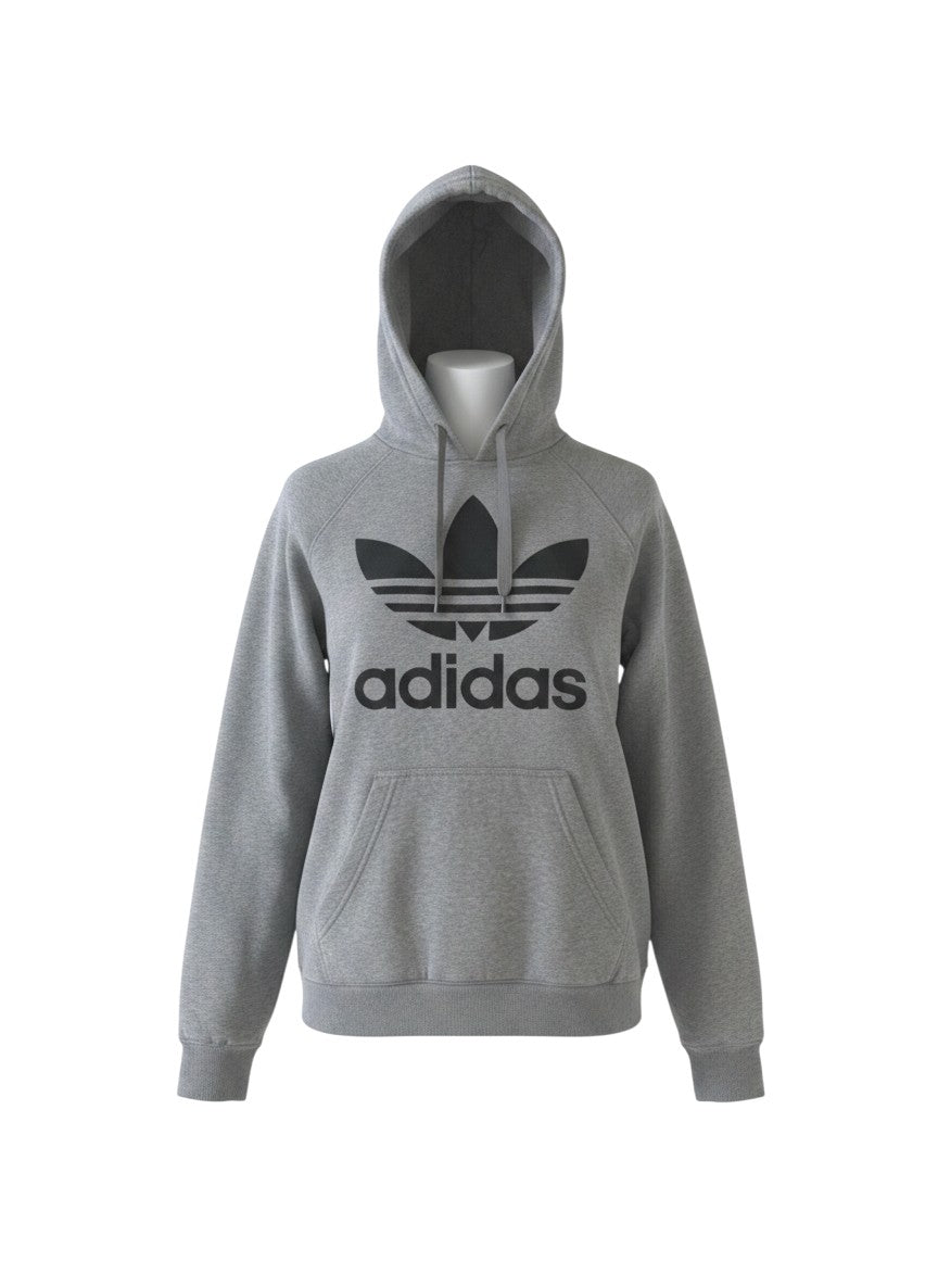 Sweat à Capuche ADIDAS – gris – taille S