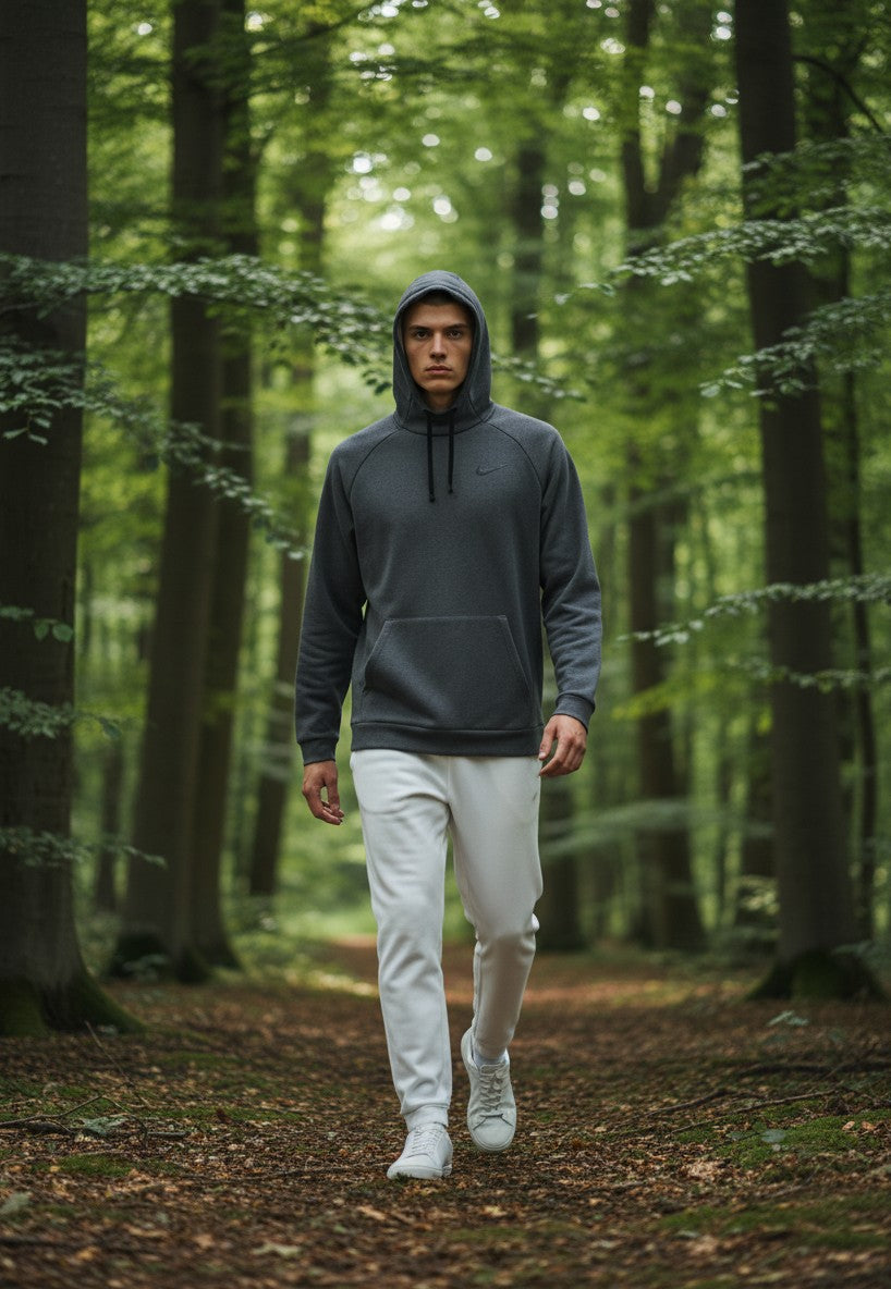 Sweat à Capuche Nike – gris – taille L