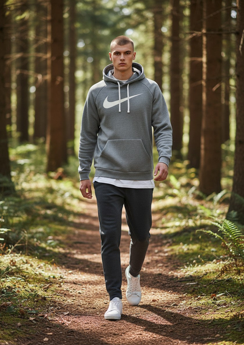 Sweat à Capuche Nike – gris – taille M