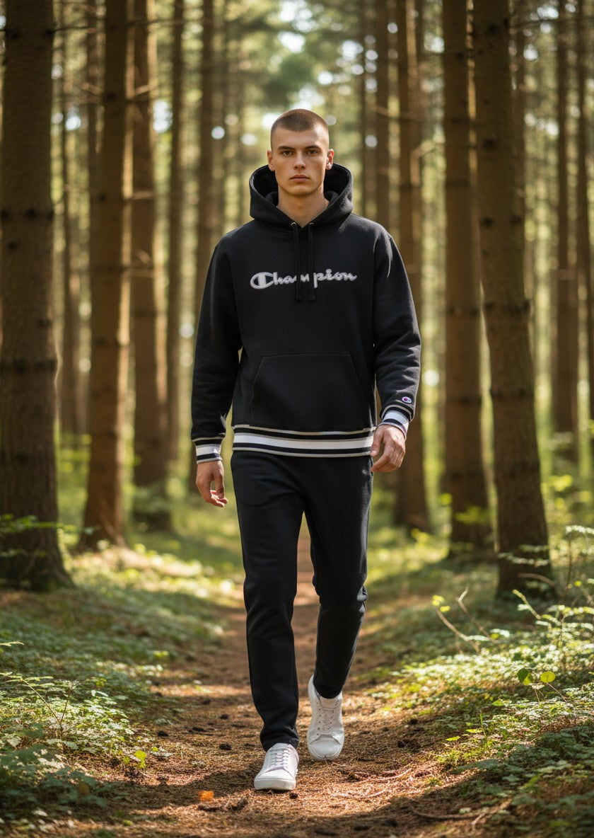 Sweat à Capuche Champion – noir – taille M