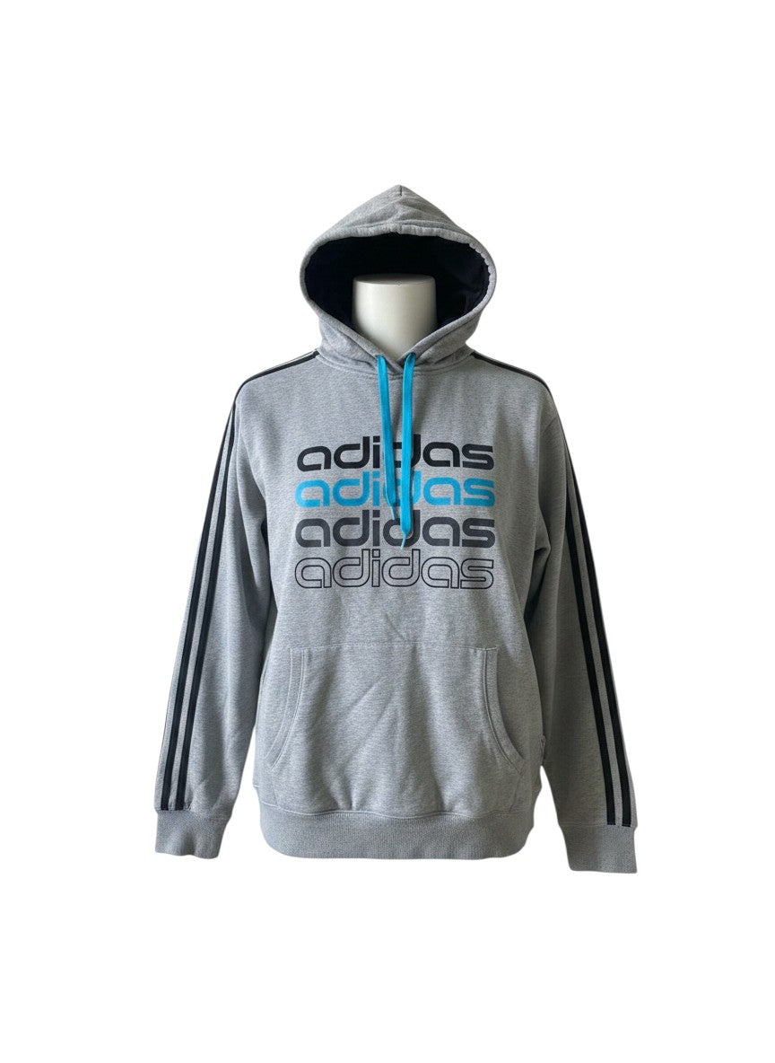 Sweat à Capuche Adidas – gris – taille L