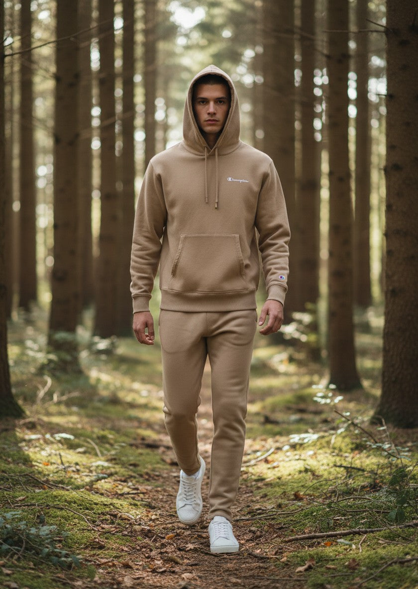 Sweat à Capuche Champion – beige – taille XS
