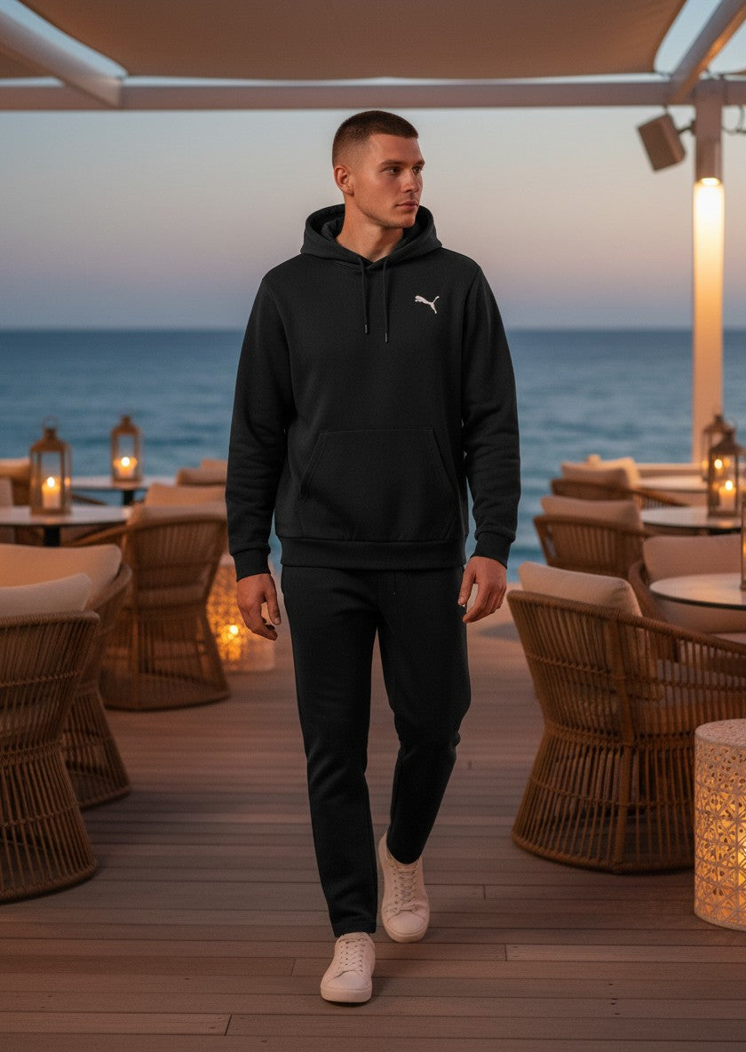 Sweat à Capuche Puma – noir – taille XS