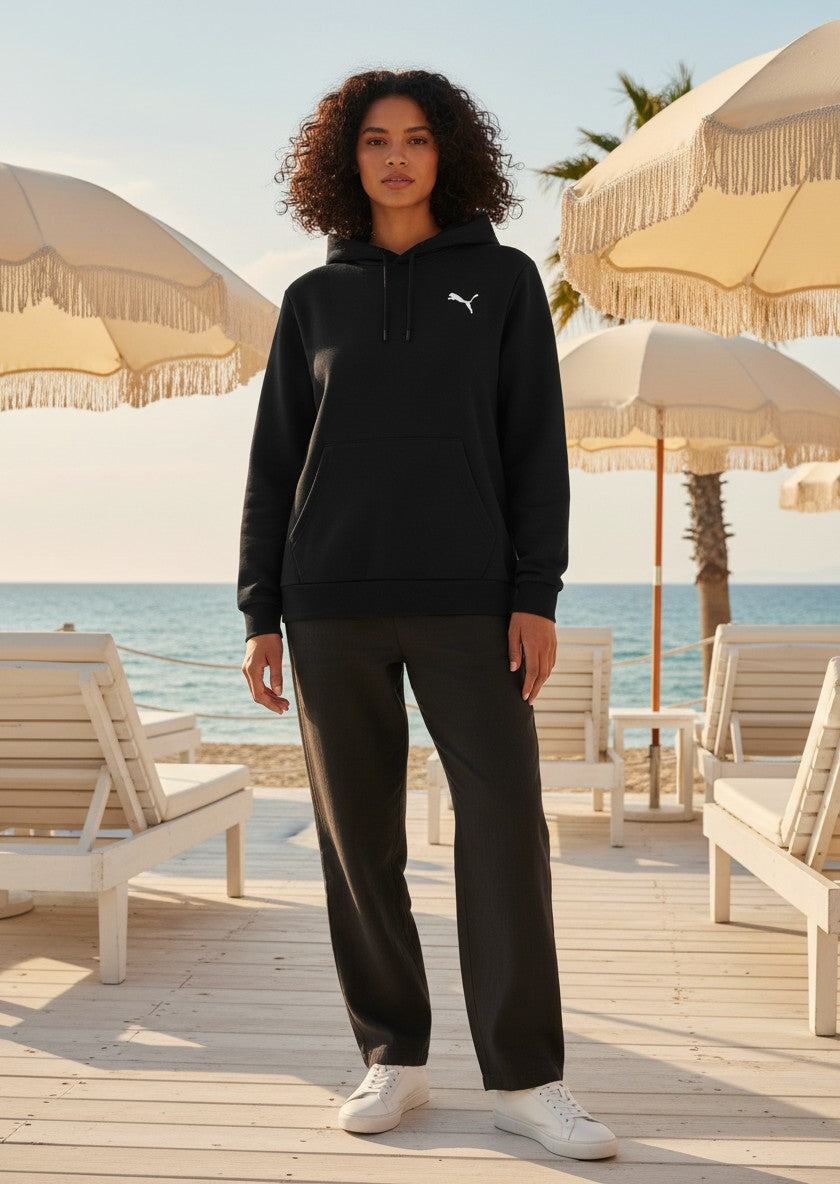 Sweat à Capuche Puma – noir – taille XS