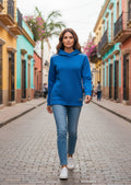 Sweat à Capuche Adidas – bleu – taille L