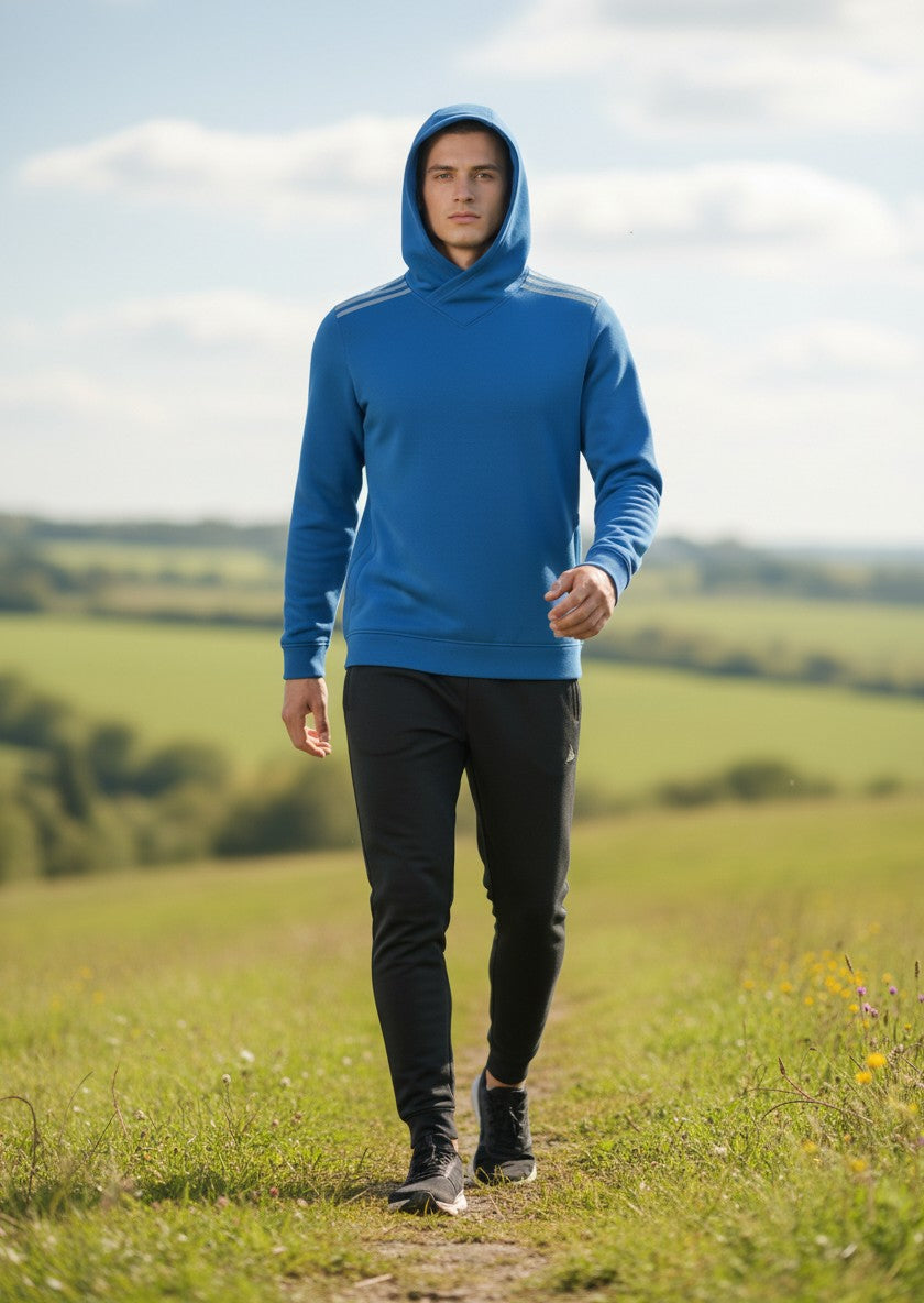 Sweat à Capuche Adidas – bleu – taille L