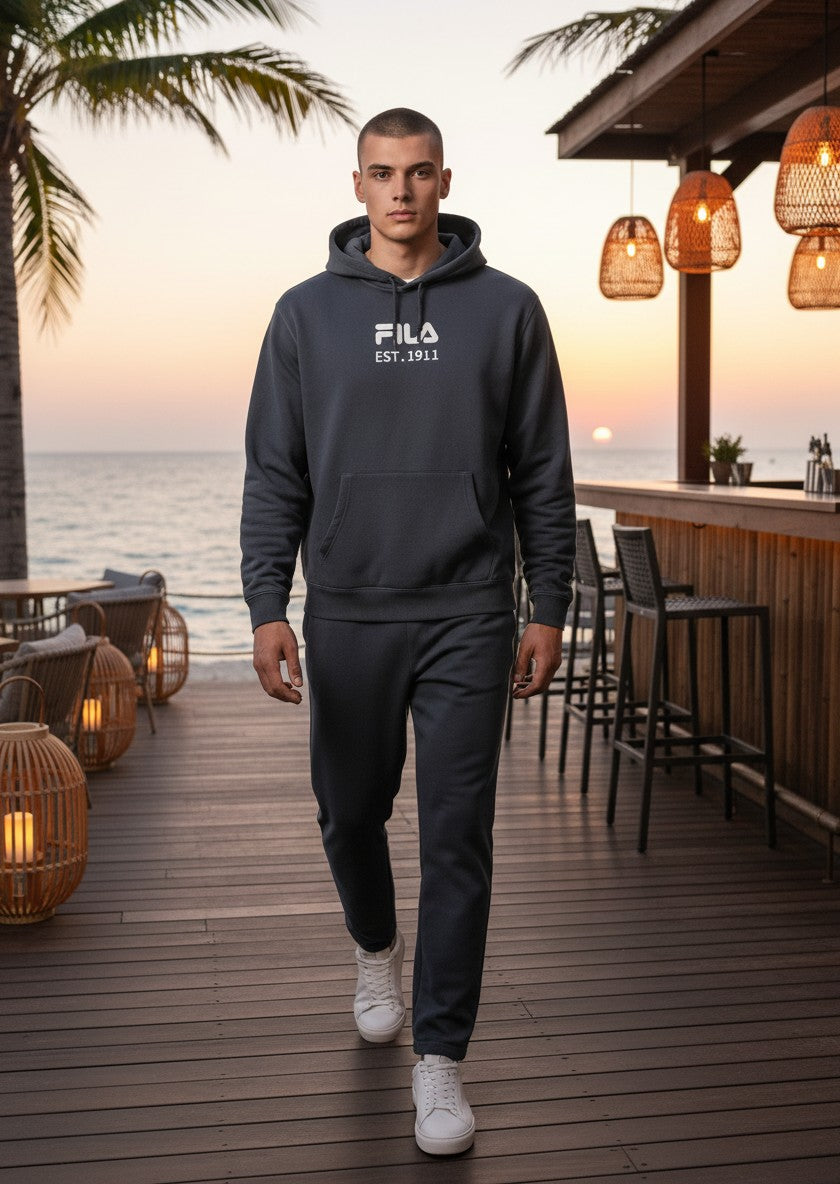 Sweat à Capuche FILA – noir – taille 4XL