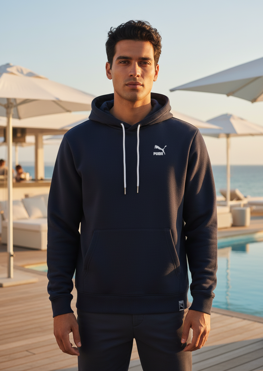 Sweat à Capuche Puma – noir – taille XXL
