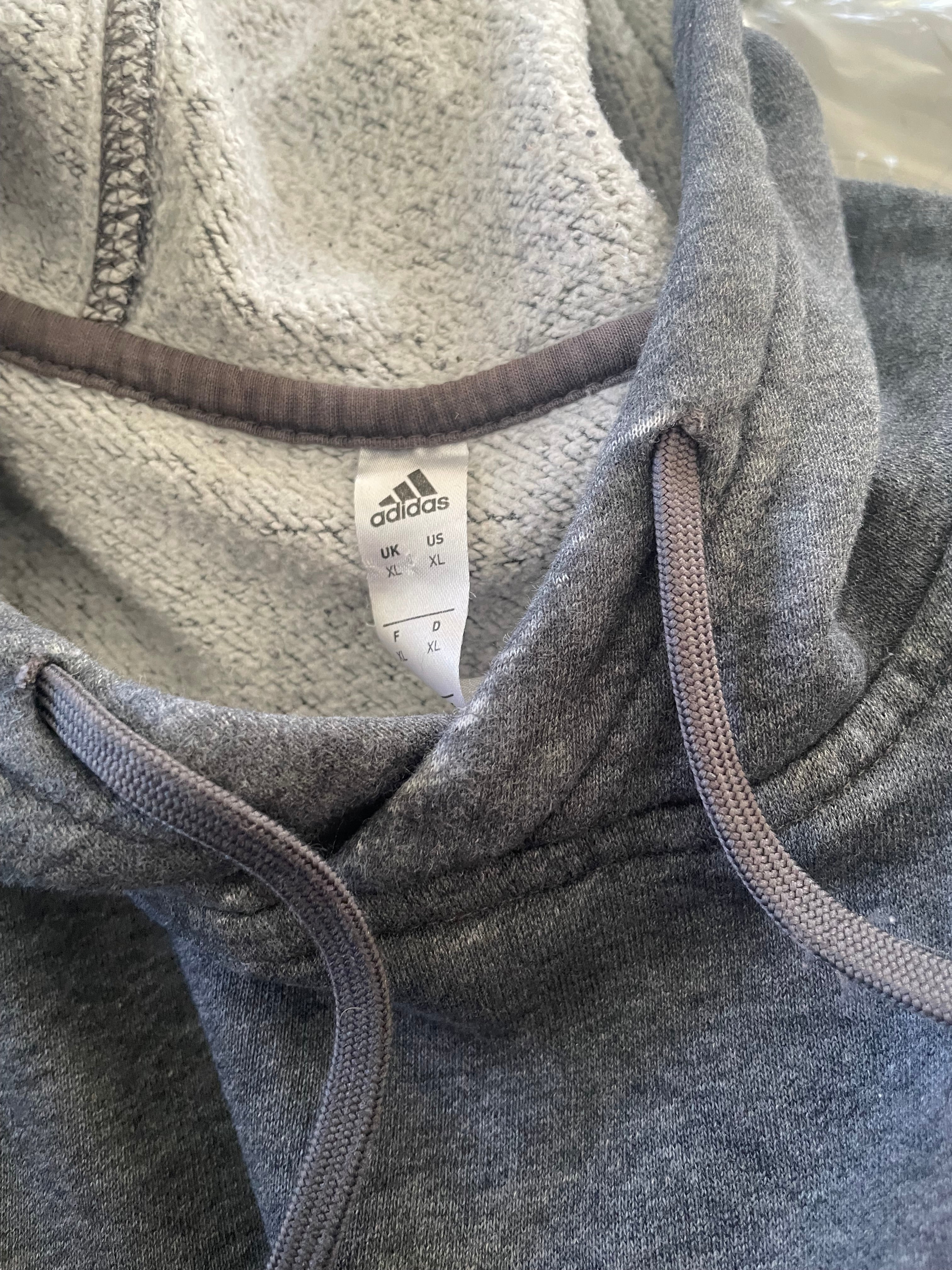 Sweat à Capuche ADIDAS – gris – taille XL