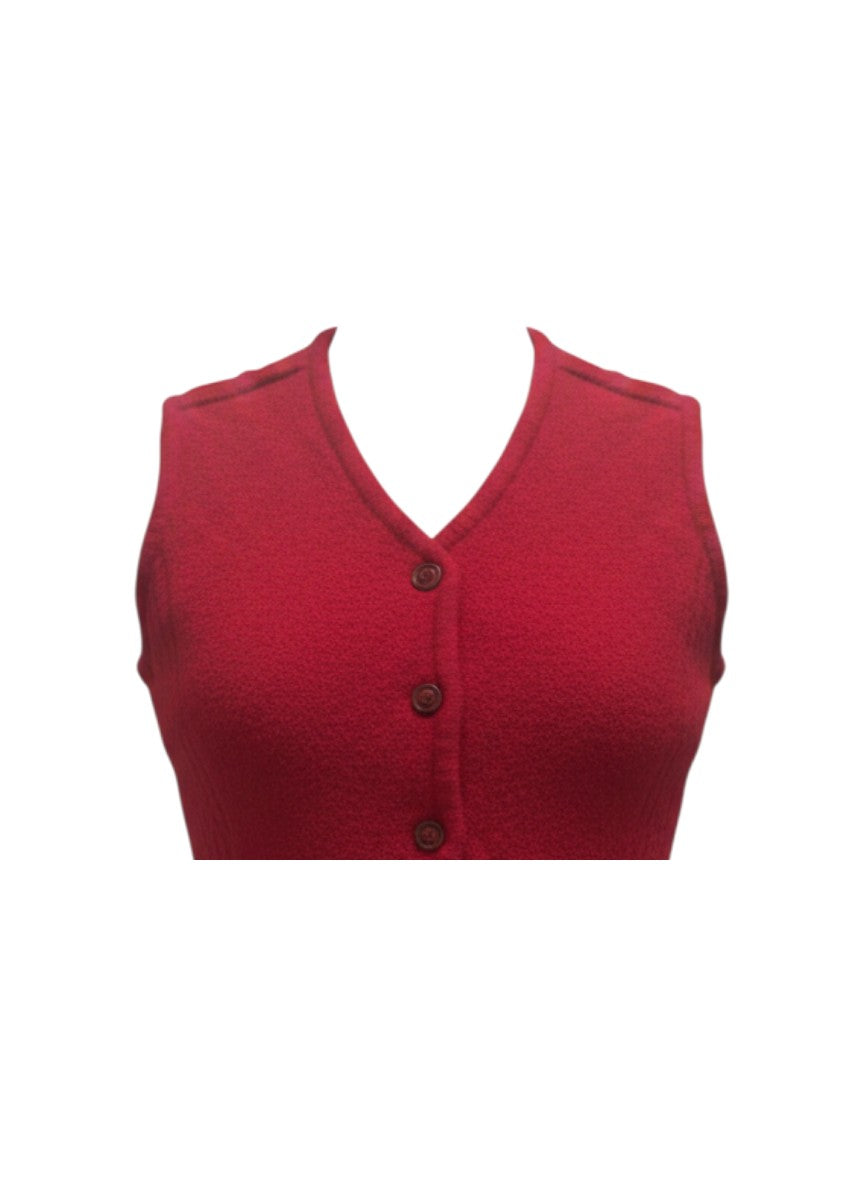 Gilet sans manches Pendleton – rouge – taille S