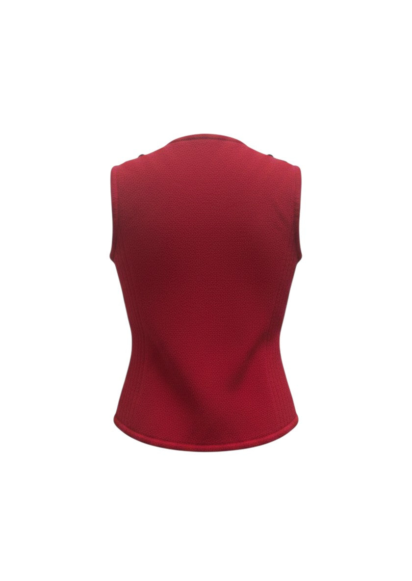 Gilet sans manches Pendleton – rouge – taille S