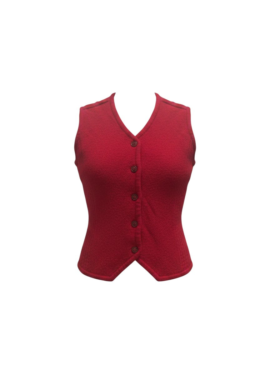 Gilet sans manches Pendleton – rouge – taille S