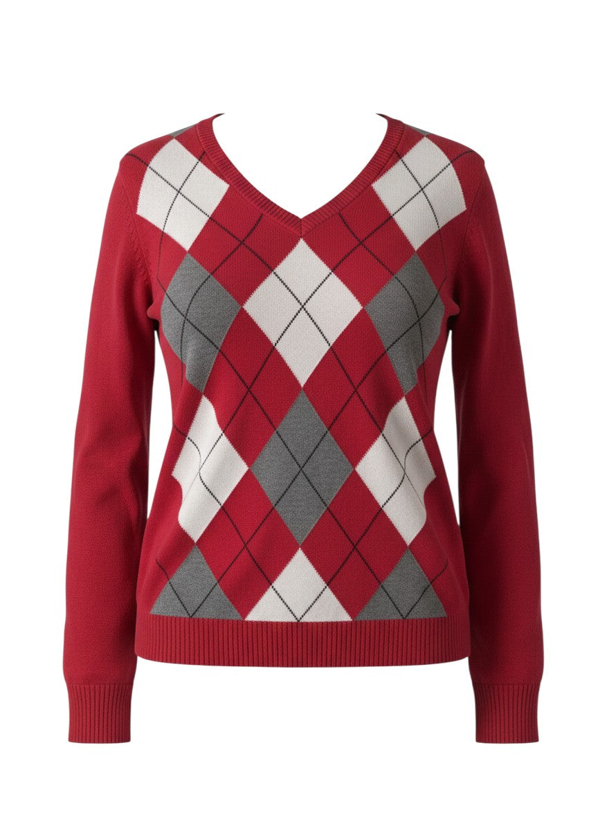 Pull IZOD – rouge – taille XL