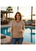Pull CHAPS – blanc – taille XL
