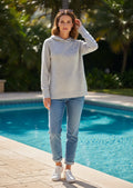 Sweat à Capuche Calvin Klein – blanc – taille L